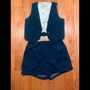 Walter Baker by Walter vest and short set